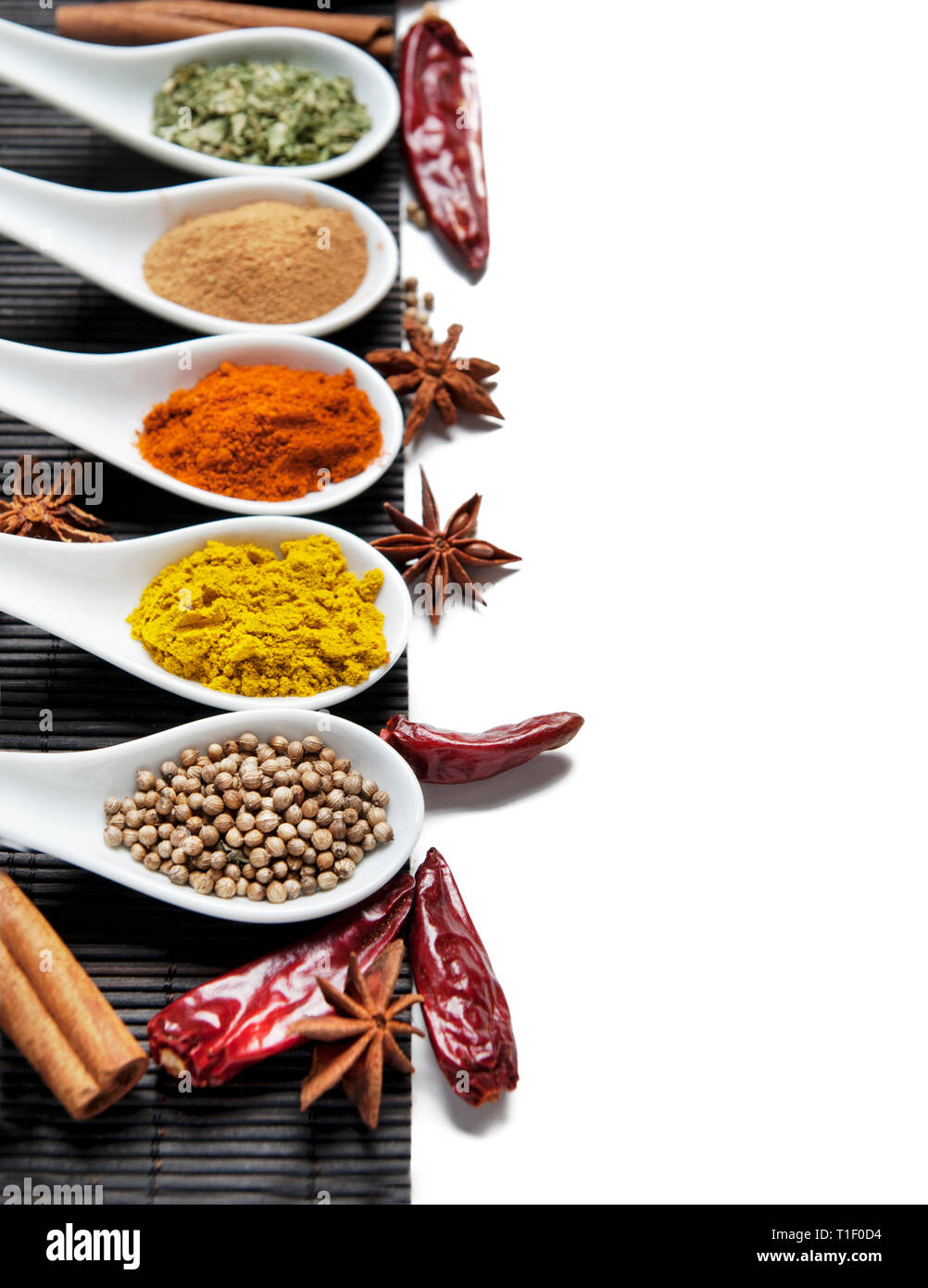 Indian food background hi-res stock photography and images - Alamy