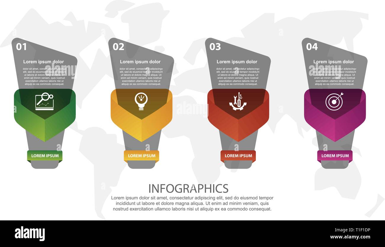 Modern 3D vector illustration. Petal label infographic template with ...