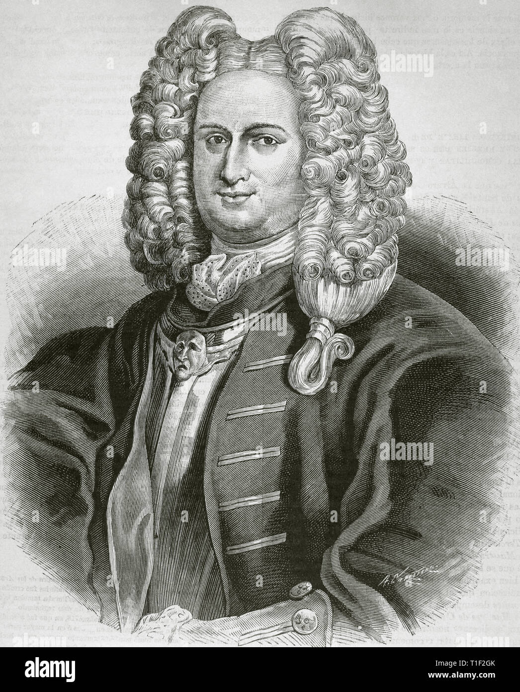 Alvaro de Navia Osorio Vigil (16841732). Spanish military and writer