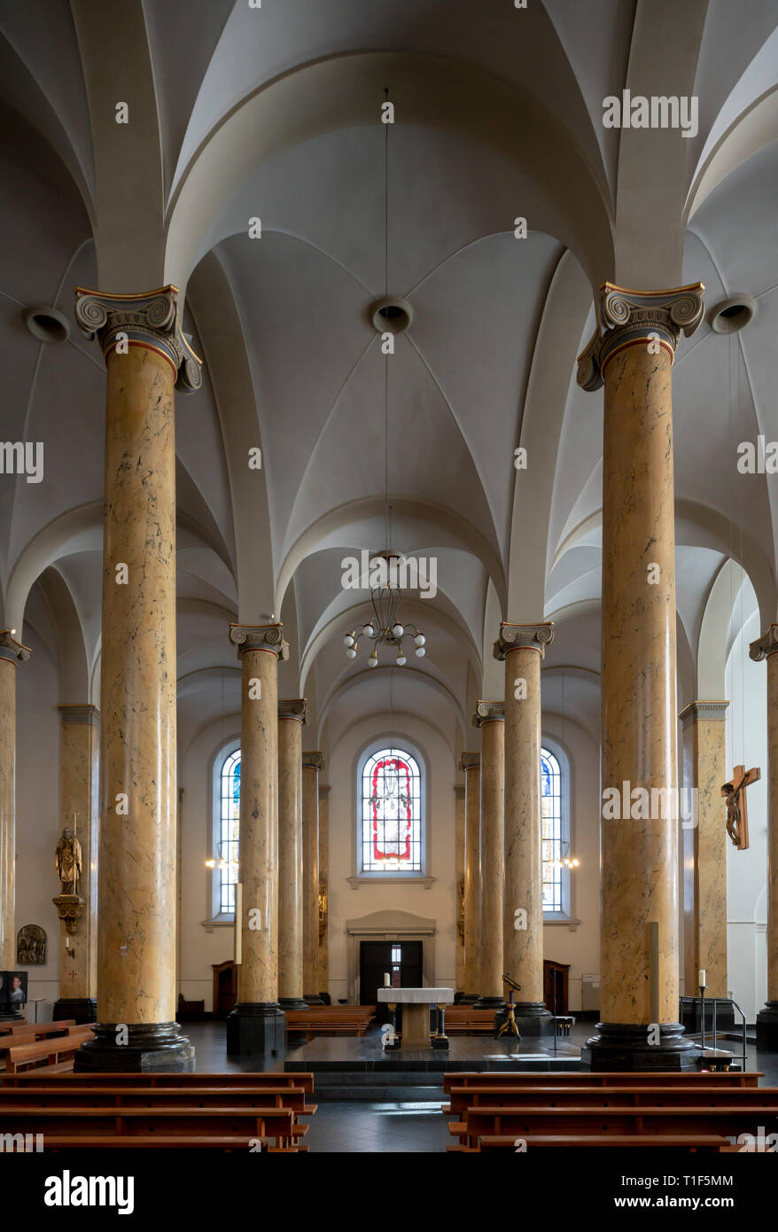 Krefeld, Dionysiuskirche, St. Dionysius, 1752 begonnen, 18401844 von