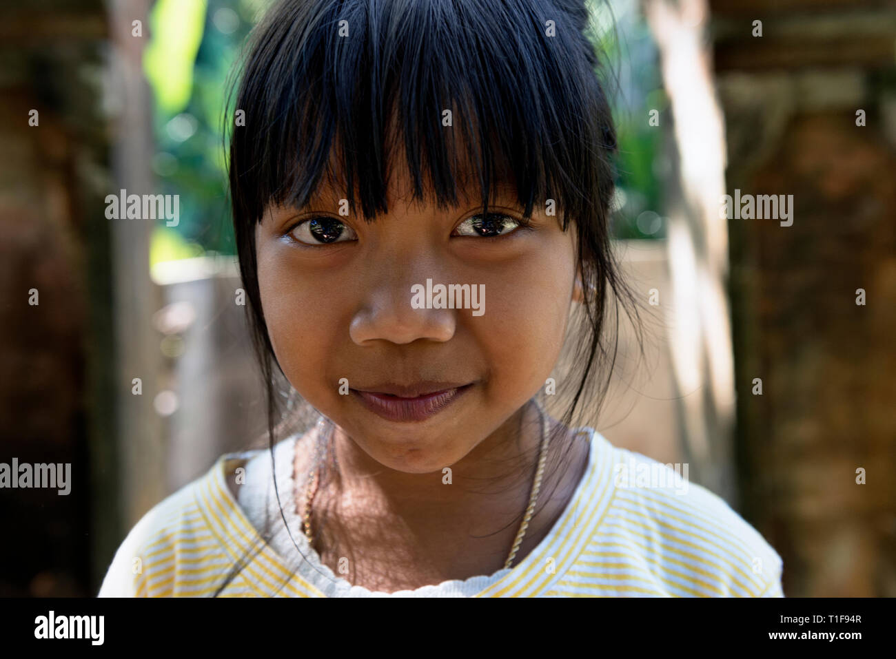 Beautiful Indonesian girl Stock Photo