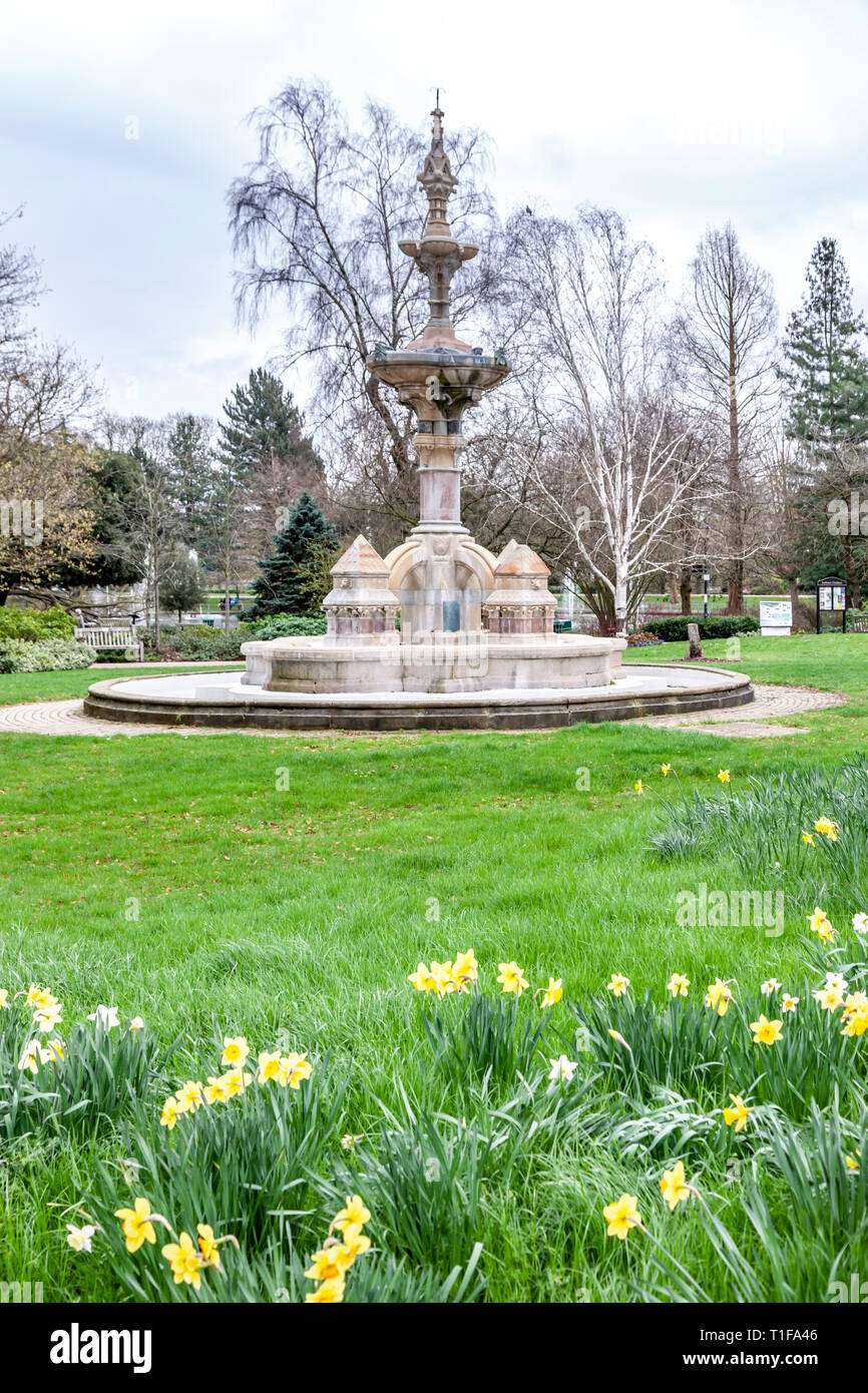 Jephson gardens, Leamington Spa, Warwickshire, West Midlands, UK. Stock Photo