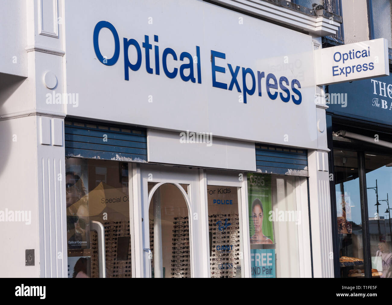 Optical Express shop in Darlington,England,UK Stock Photo Alamy