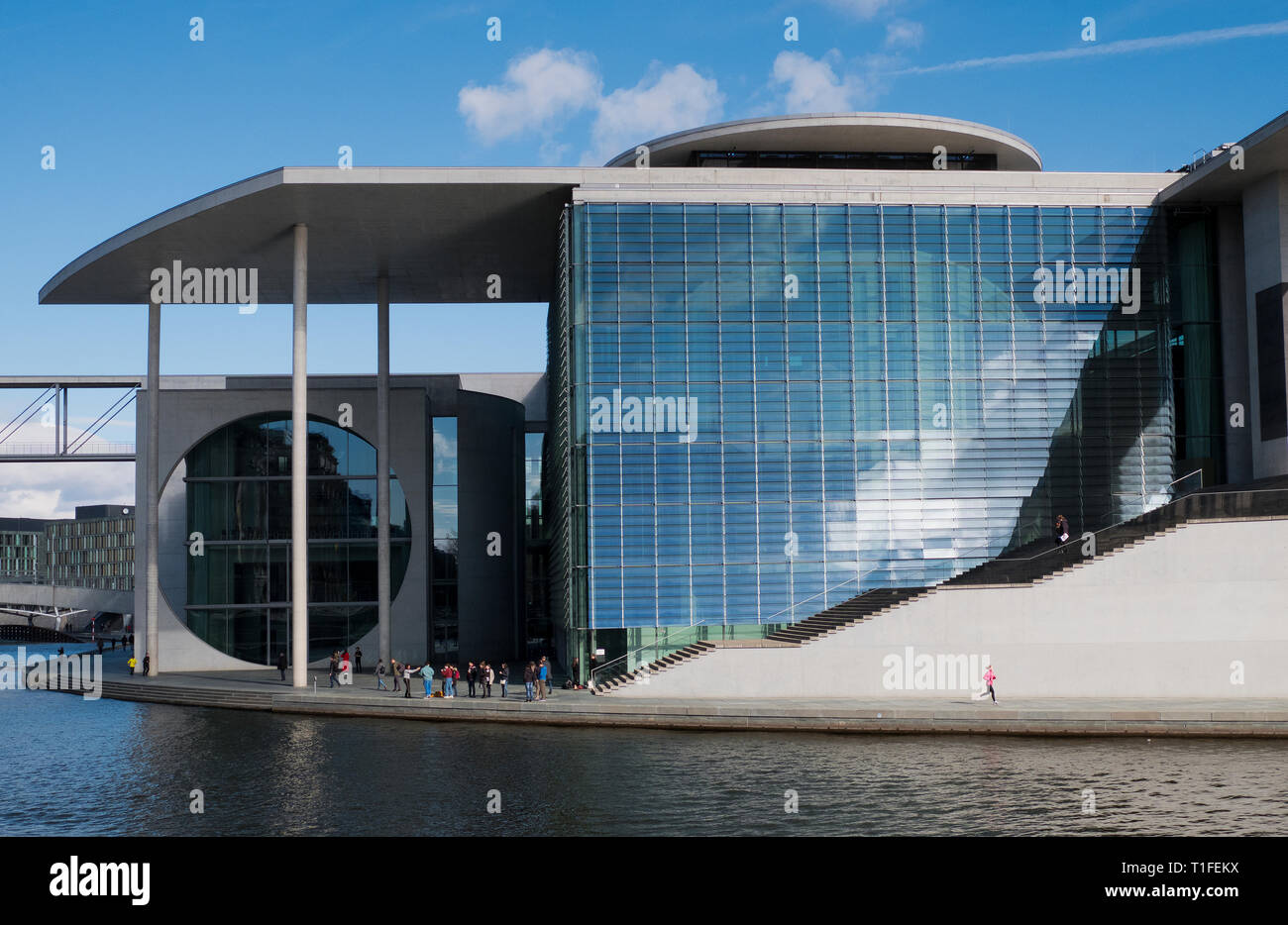 Marie Elizabeth Lueders Building in Berlin Germany Stock Photo