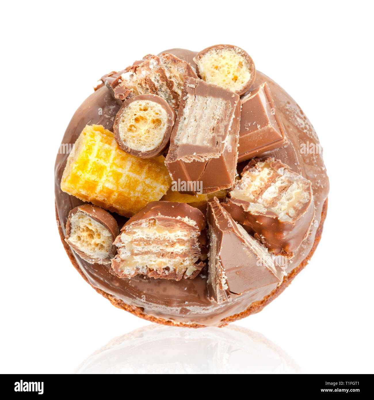 donut isolated on white background Stock Photo - Alamy