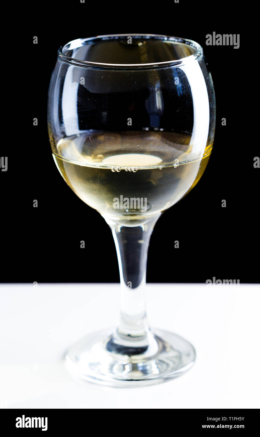 Elegant red wine glass Stock Photo Alamy