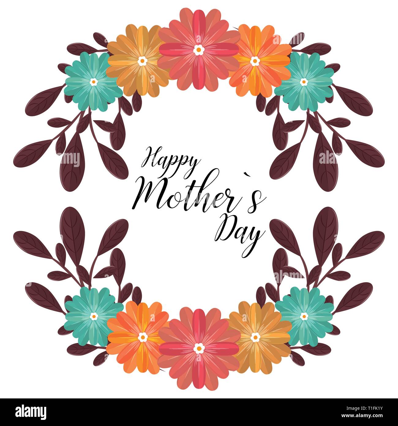 Happy mothers day Stock Vector Image & Art - Alamy
