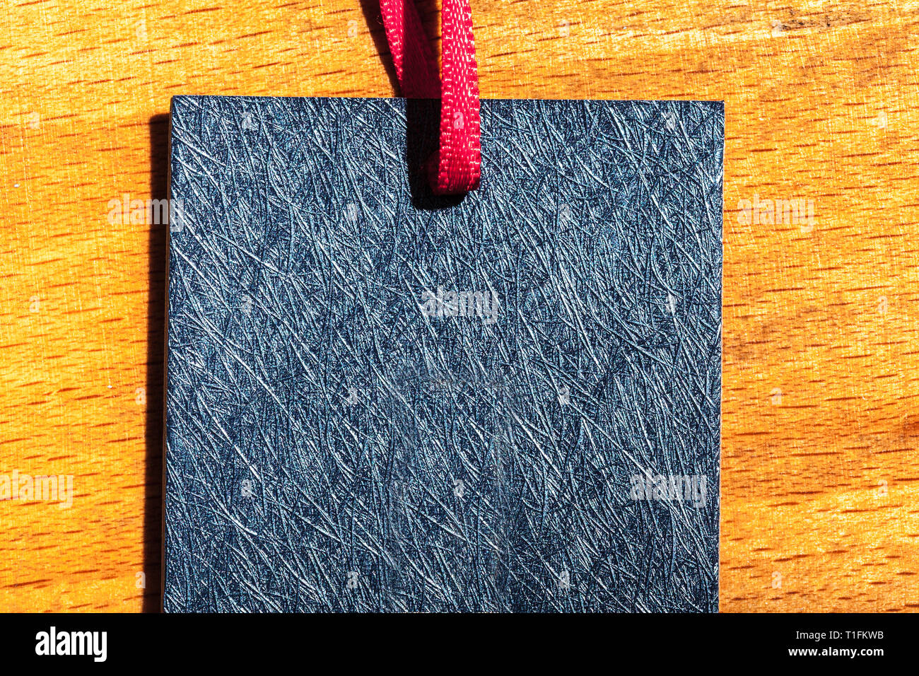 price tag label on wooden background Stock Photo - Alamy