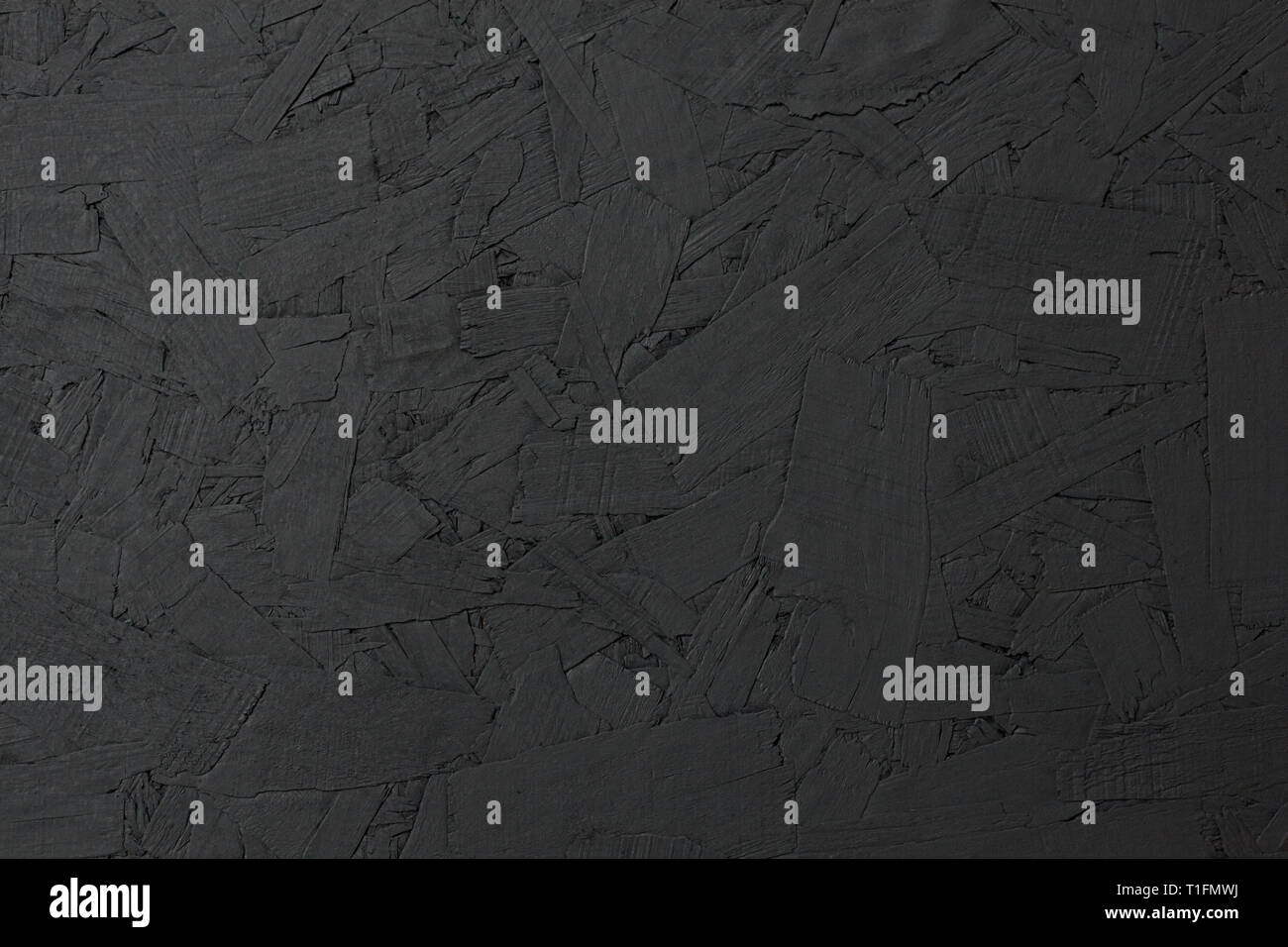 Wooden painted black. background. Stock Photo