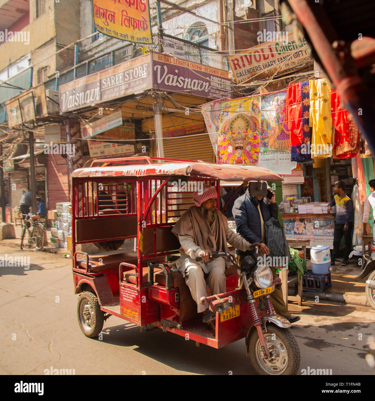 India Street Life Stock Photo Alamy