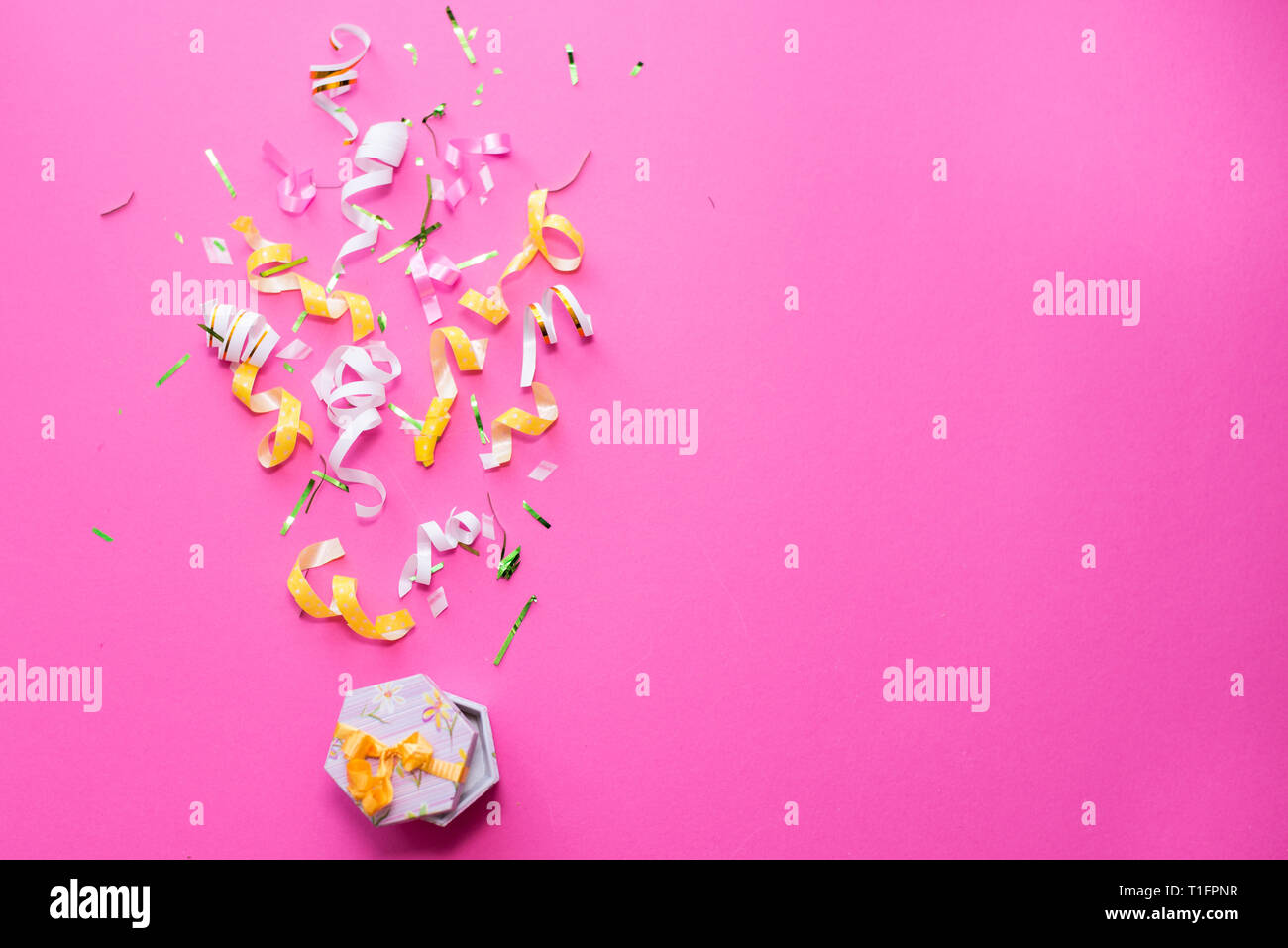 Pink streamers hi-res stock photography and images - Alamy