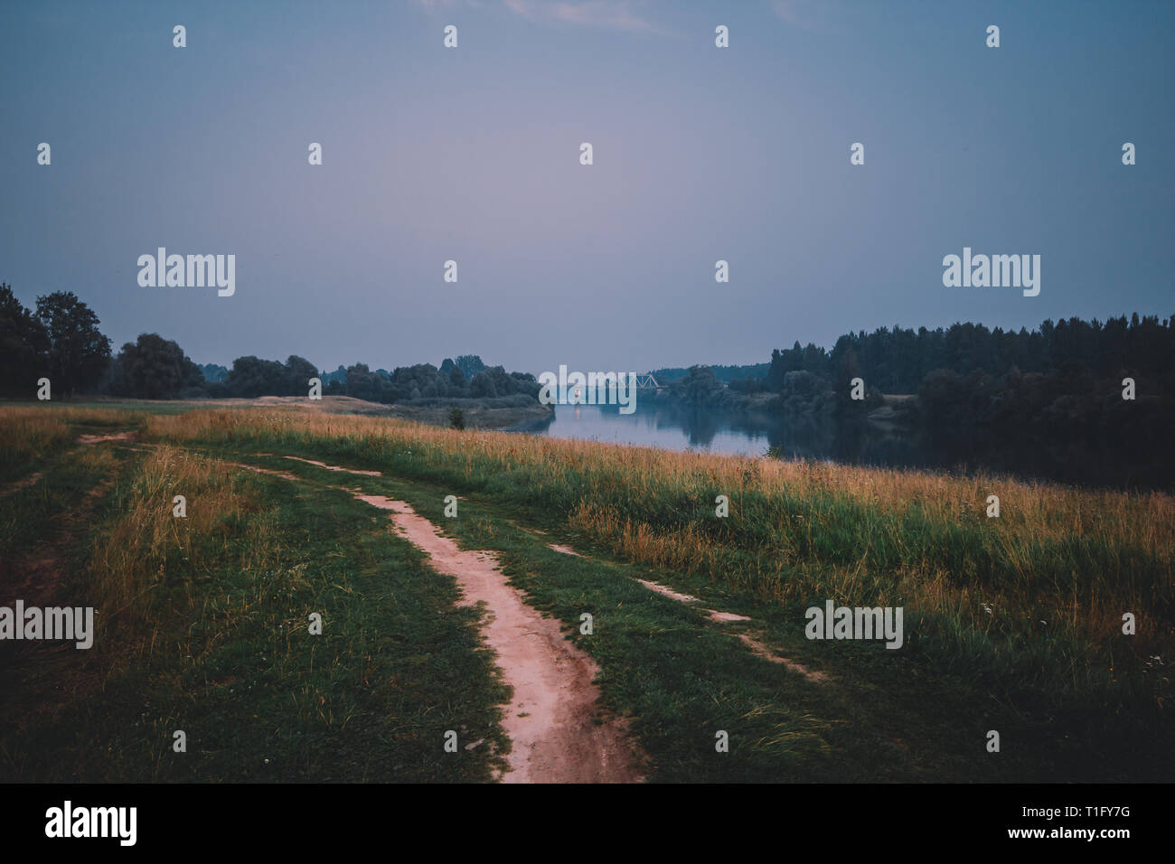 Rural russian landscape hi-res stock photography and images - Alamy