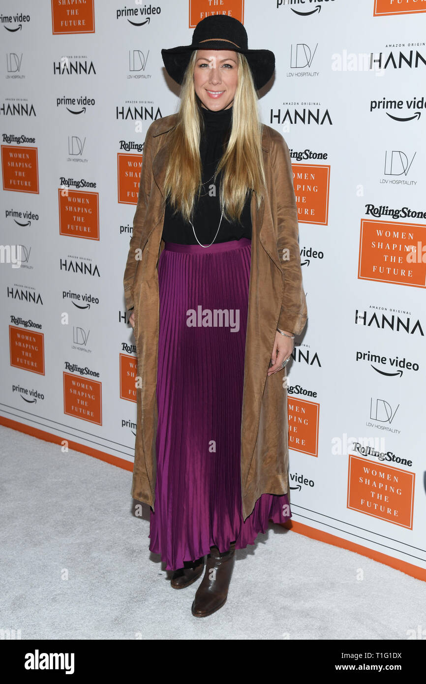 Colbie Caillat attends the Rolling Stone's Women Shaping The Future Brunch at the Altman Building on March 20, 2019 in New York City. Stock Photo