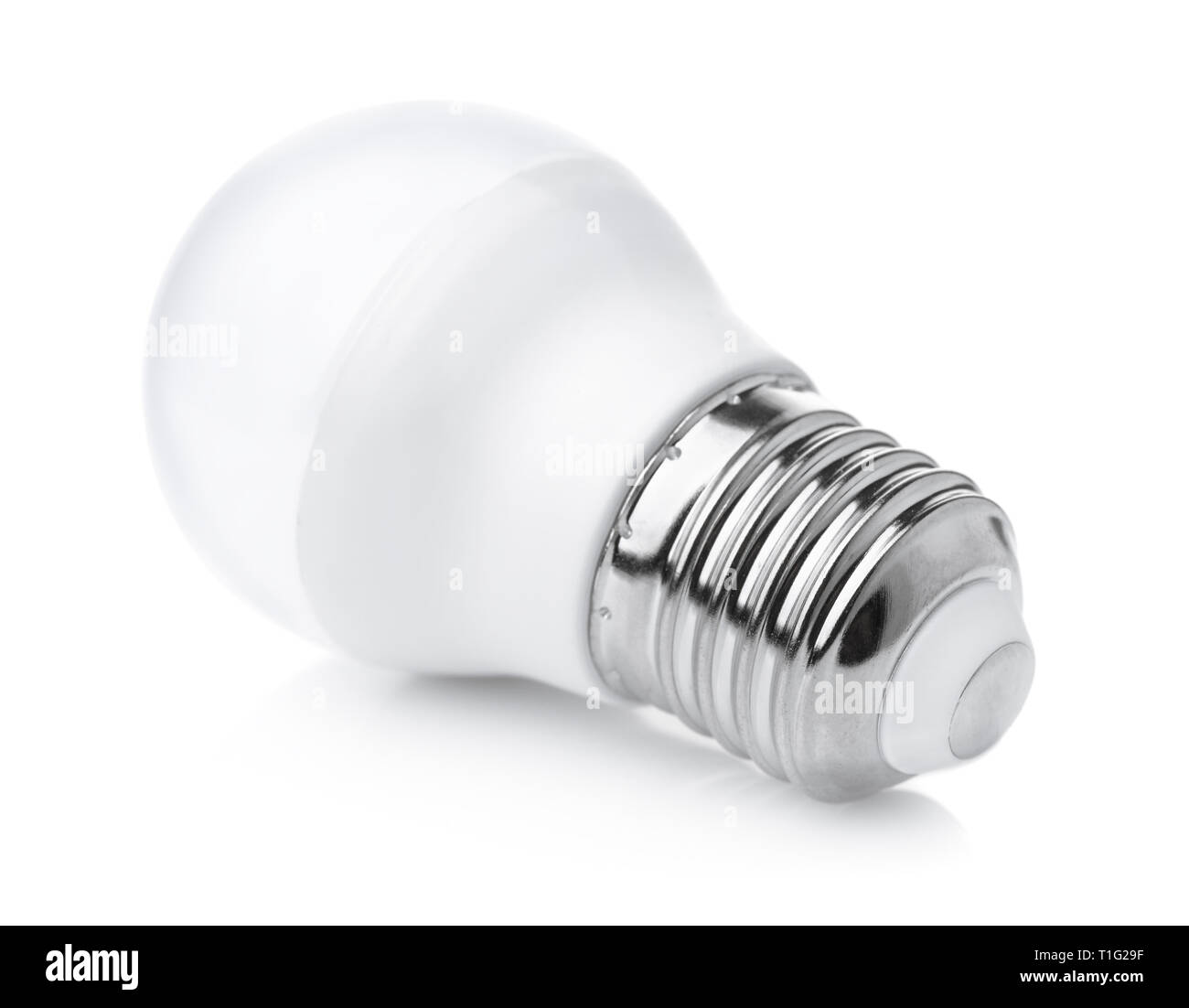 LED light bulb isolated on white Stock Photo