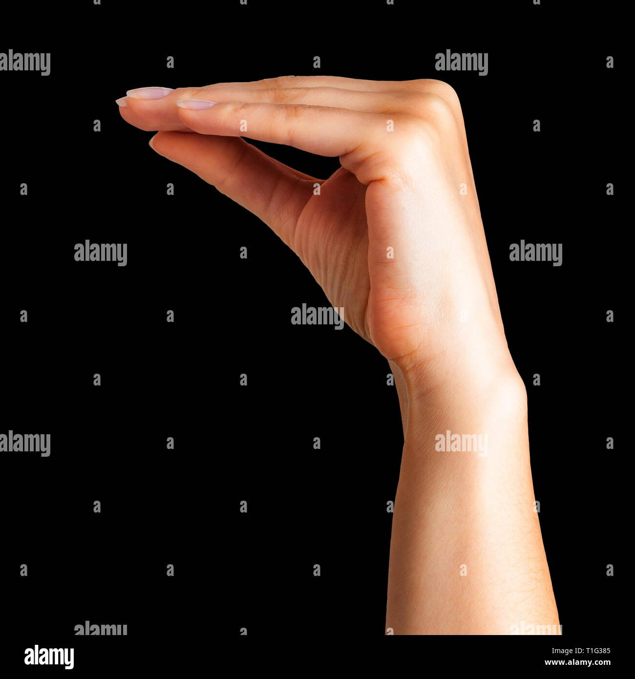 Side View Fist Hand Gesture High Resolution Stock Photography and ...