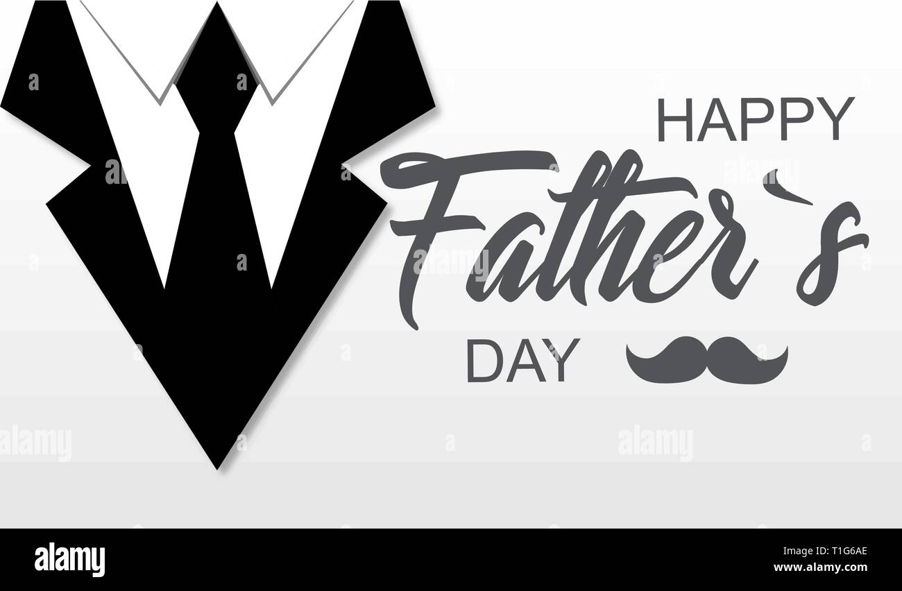 Happy fathers day. stylish design and a flat design Stock Vector Image ...