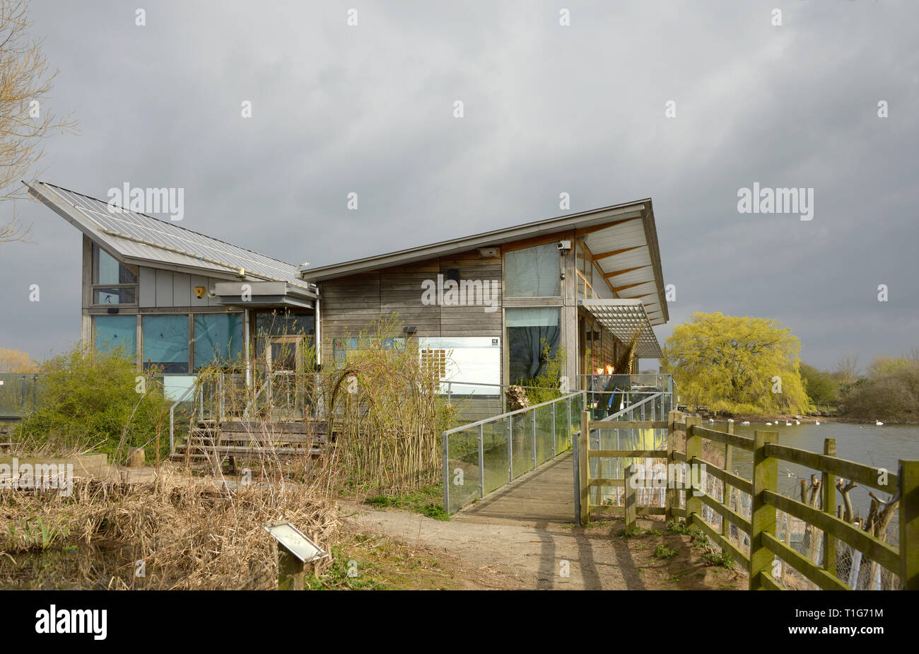 Visitor Centre, Attenborough Nature Reserve, Nottingham, Stock Photo