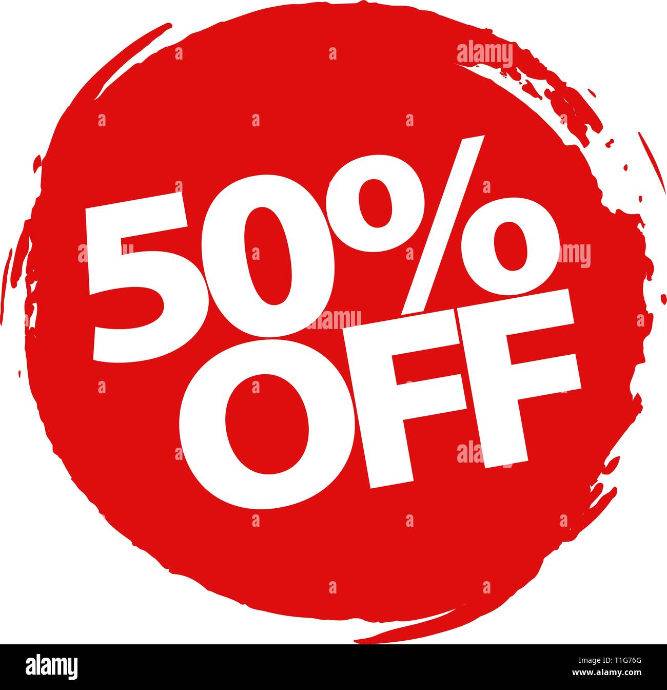 Special offer, 50 percent discount, vector design on a white background  Stock Vector Image & Art - Alamy