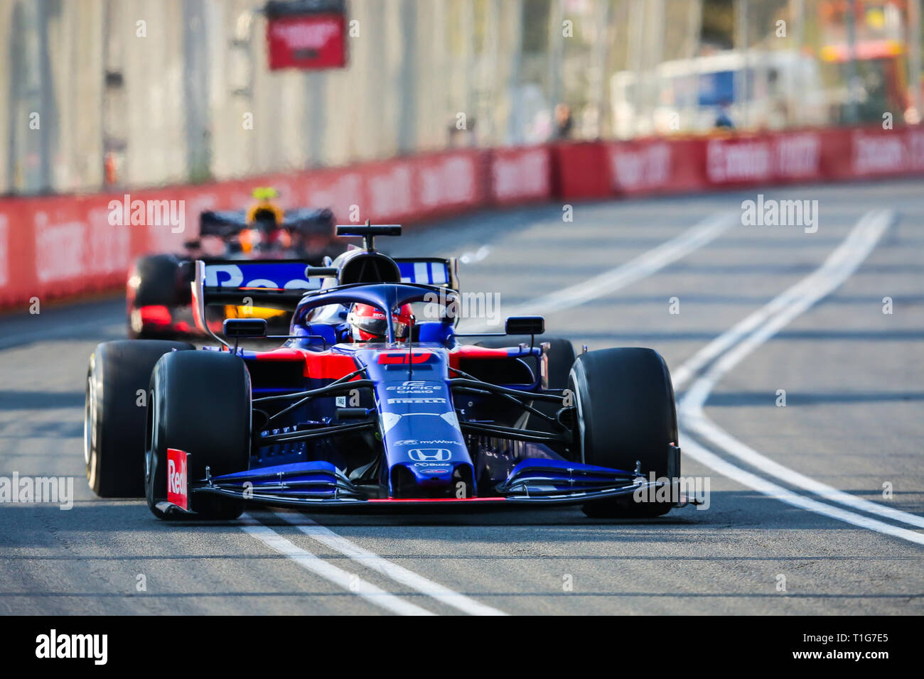 MELBOURNE, AUSTRALIA - MARCH 17: Daniil KVYAT of Red Bull Toro