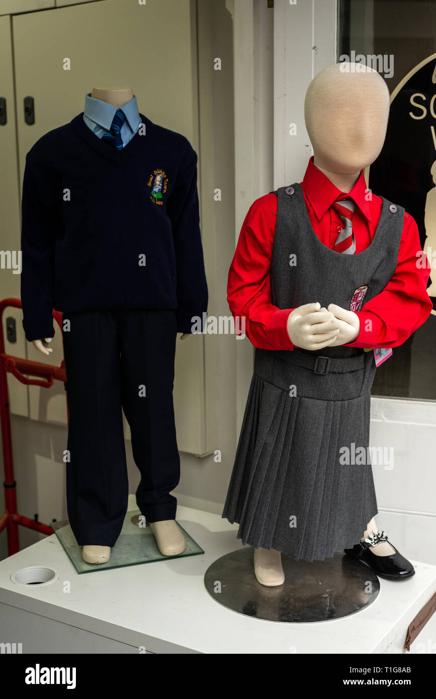 School uniforms ireland hi-res stock photography and images - Alamy