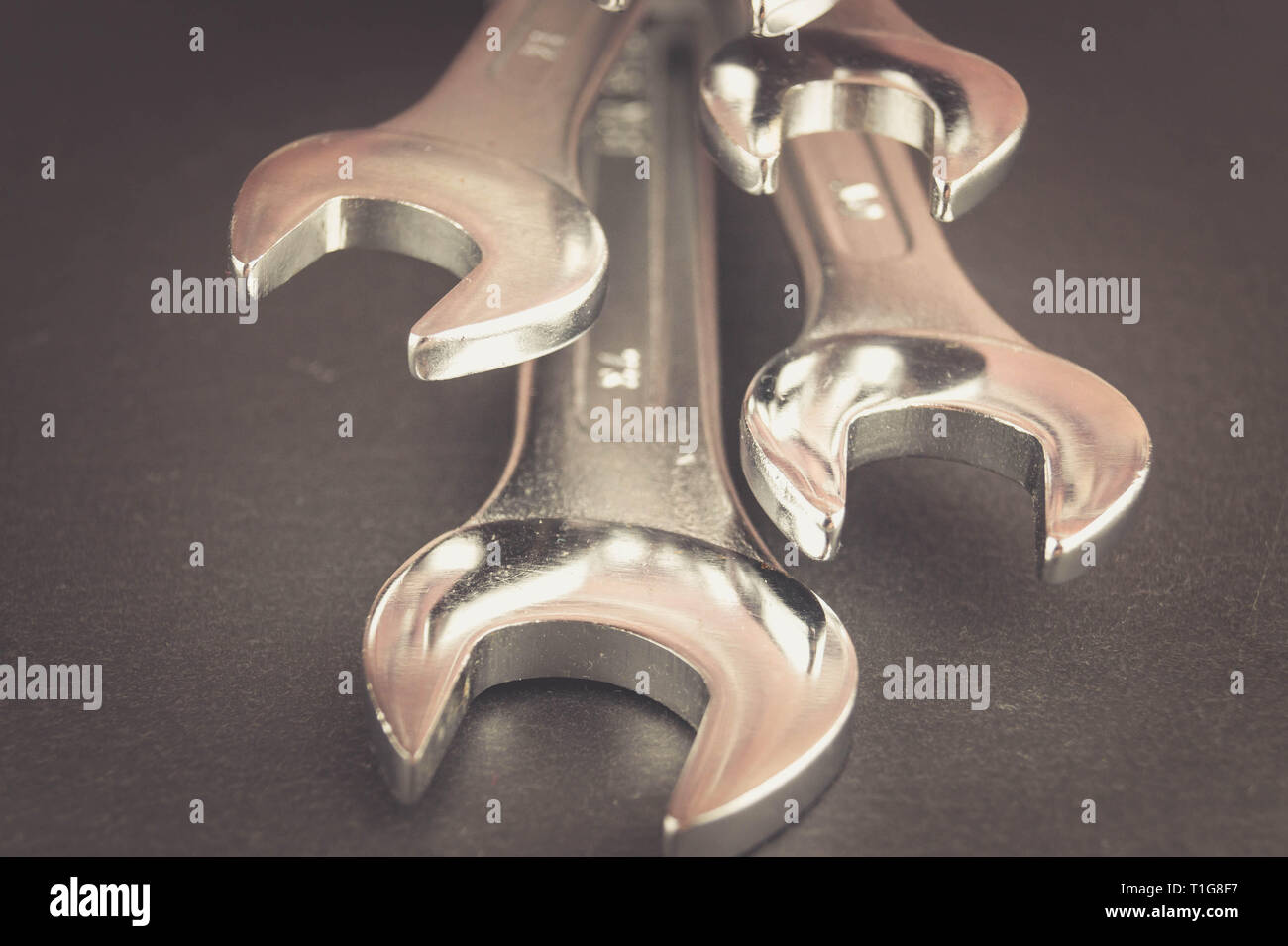 Combination wrench icon hi-res stock photography and images - Alamy