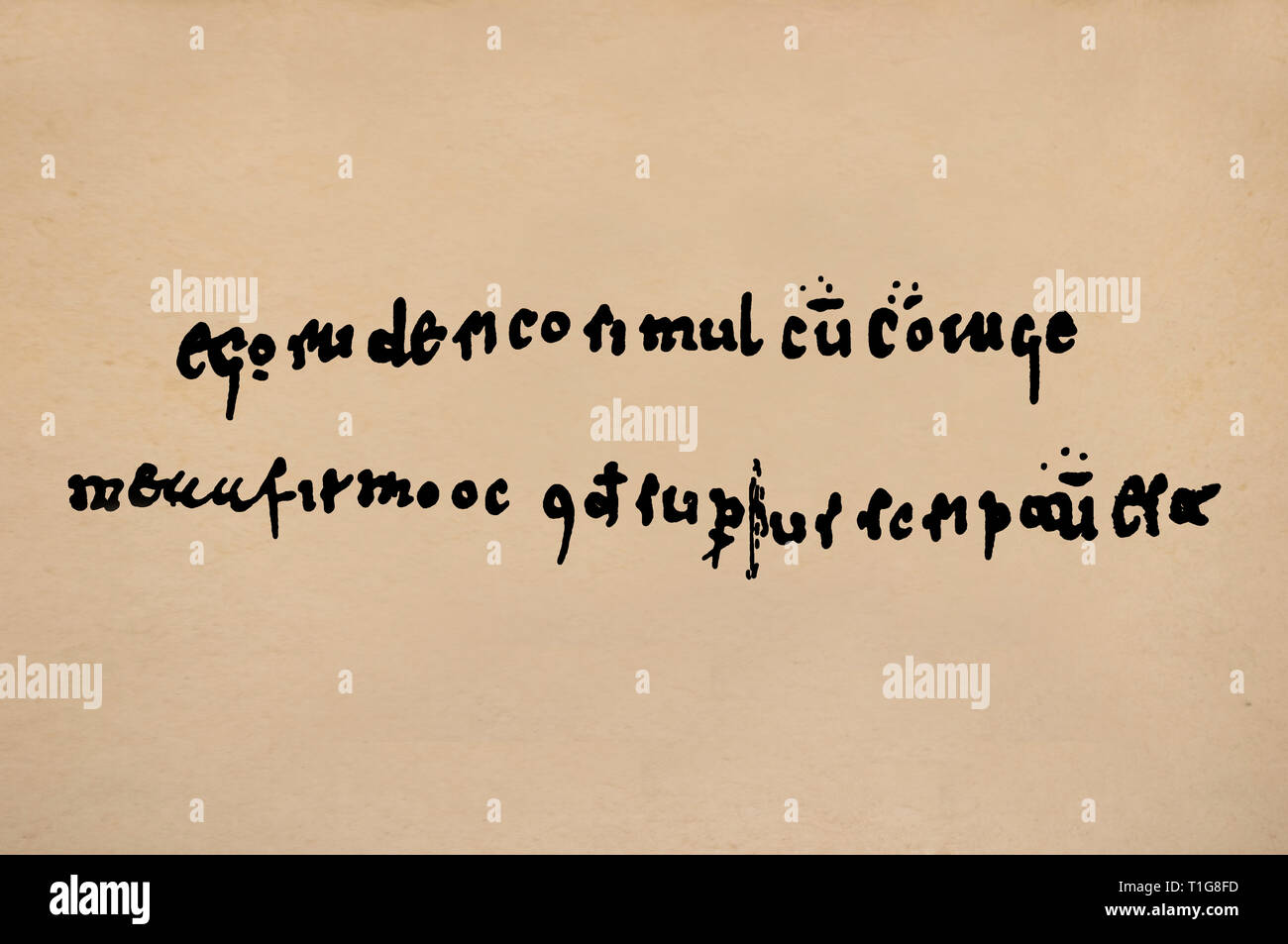 Cid campeador manuscript hi-res stock photography and images - Alamy