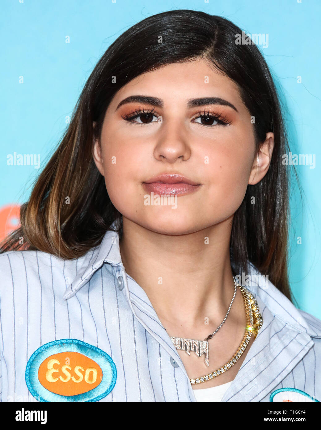 LOS ANGELES, CA, USA - MARCH 23: Sunny Malouf arrives at Nickelodeon's