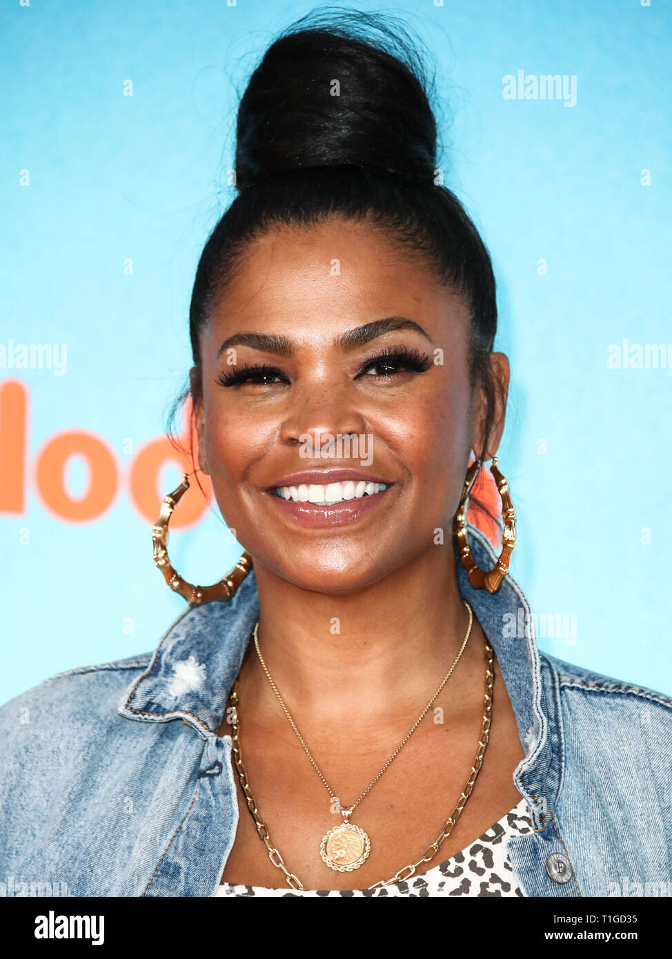 LOS ANGELES, CA, USA - MARCH 23: Nia Long arrives at Nickelodeon's 2019 ...
