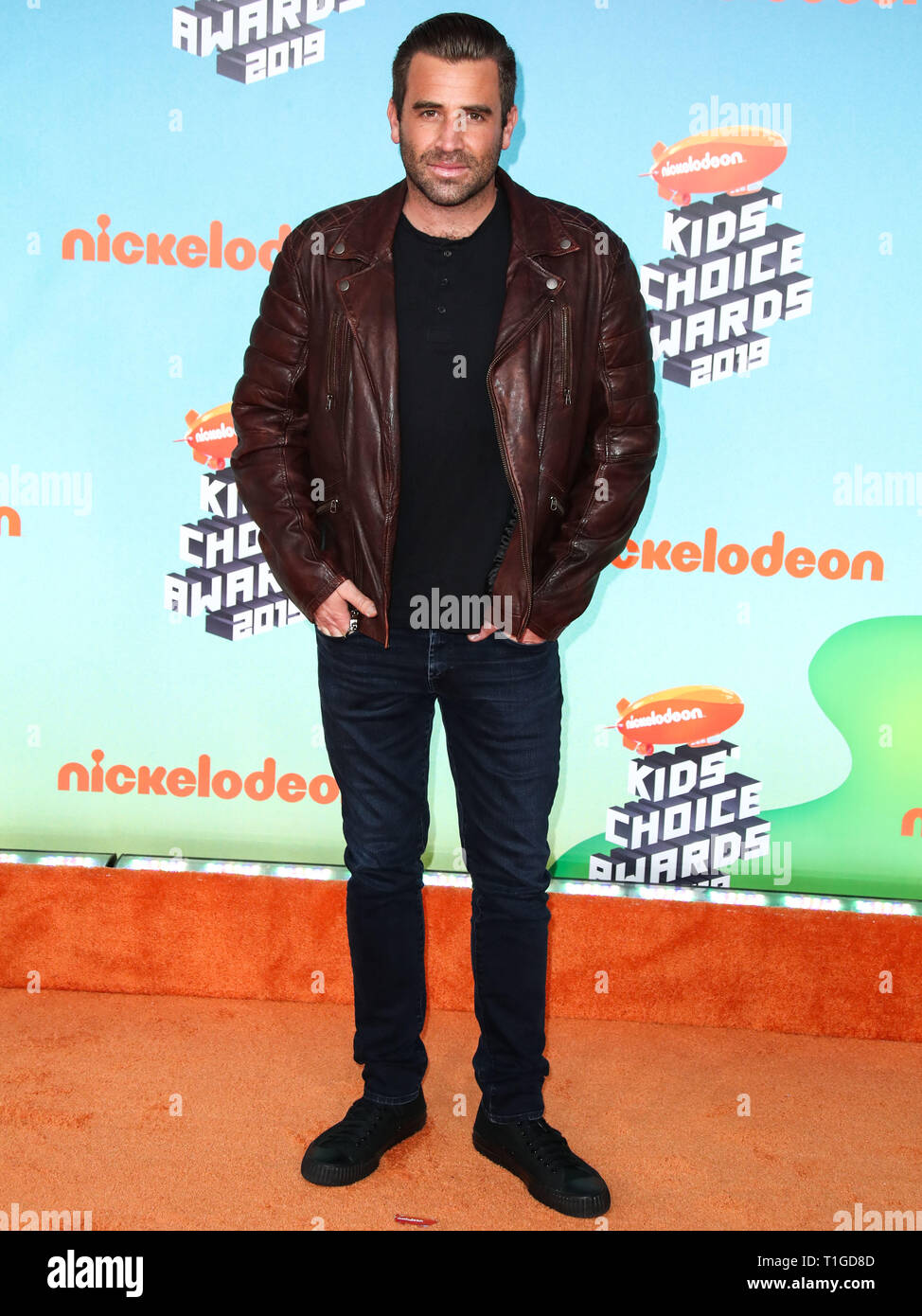 LOS ANGELES, CA, USA - MARCH 23: Jason Wahler arrives at Nickelodeon's 2019 Kids' Choice Awards held at the USC Galen Center on March 23, 2019 in Los Angeles, California, United States. (Photo by Xavier Collin/Image Press Agency) Stock Photo