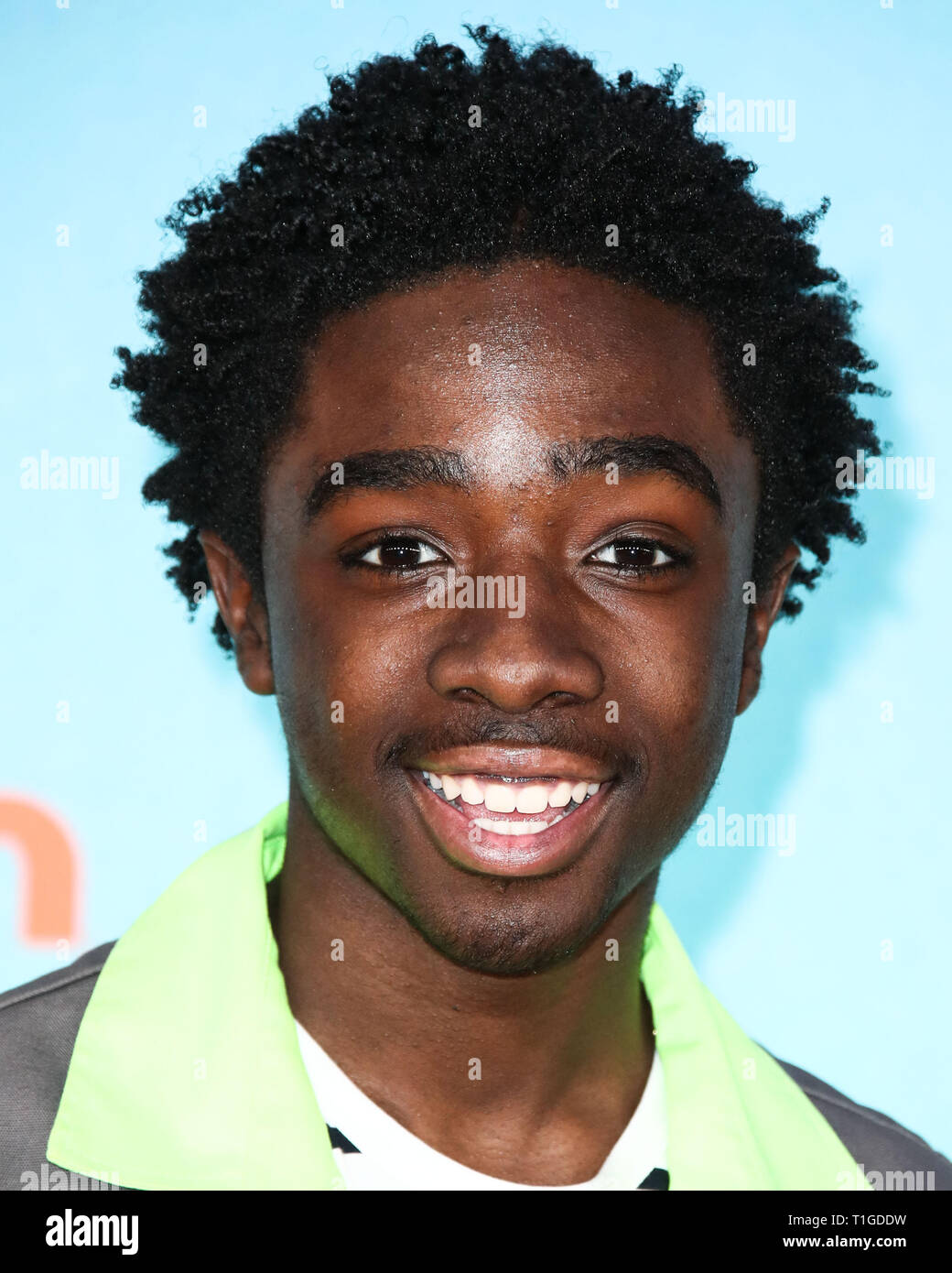LOS ANGELES, CA, USA - MARCH 23: Caleb McLaughlin arrives at ...