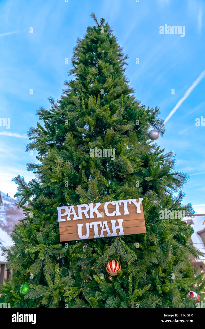 Park City Utah Christmas High Resolution Stock Photography and Images