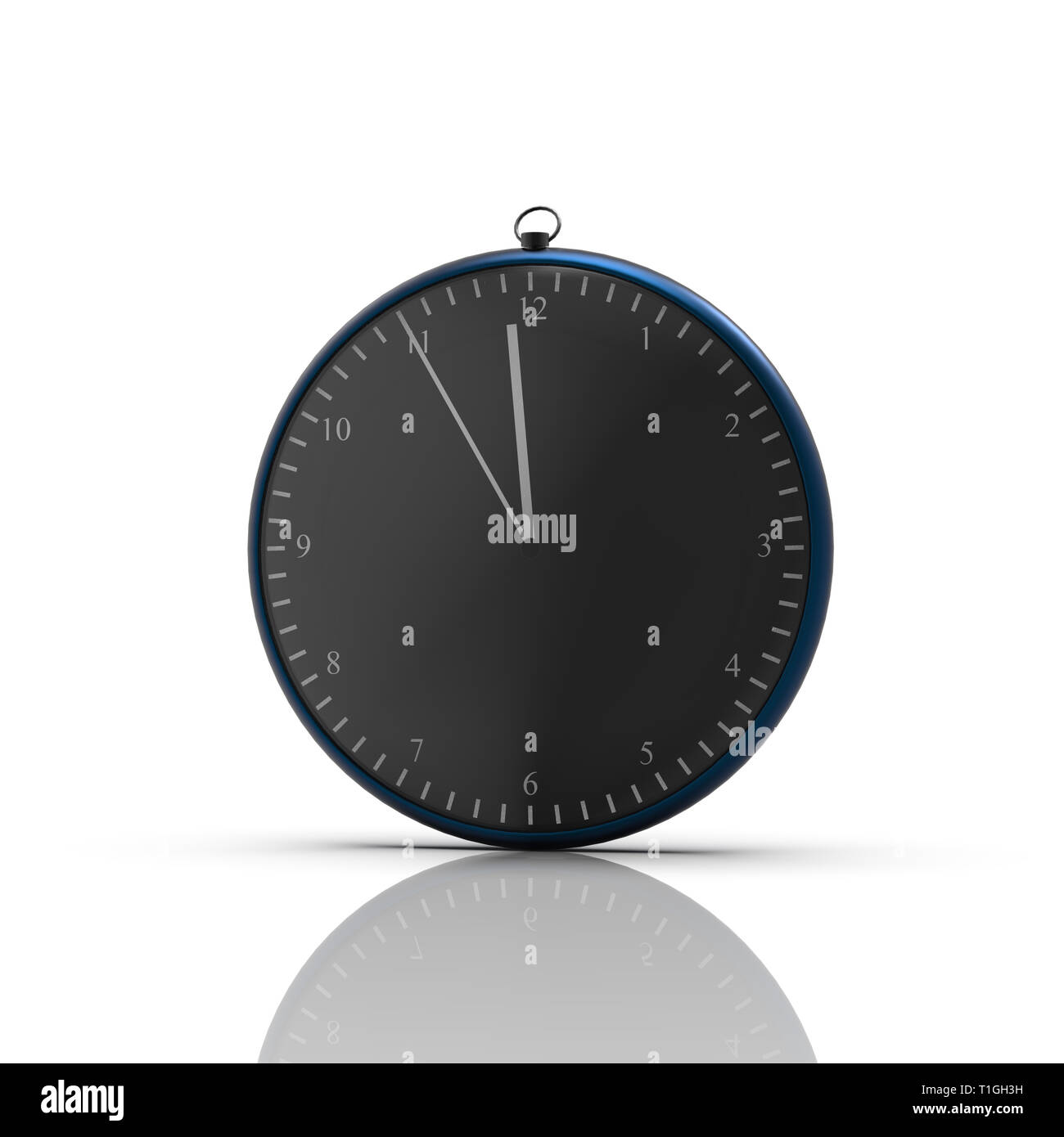 The 3d rendering of nice pocket watch isolated with white Stock Photo