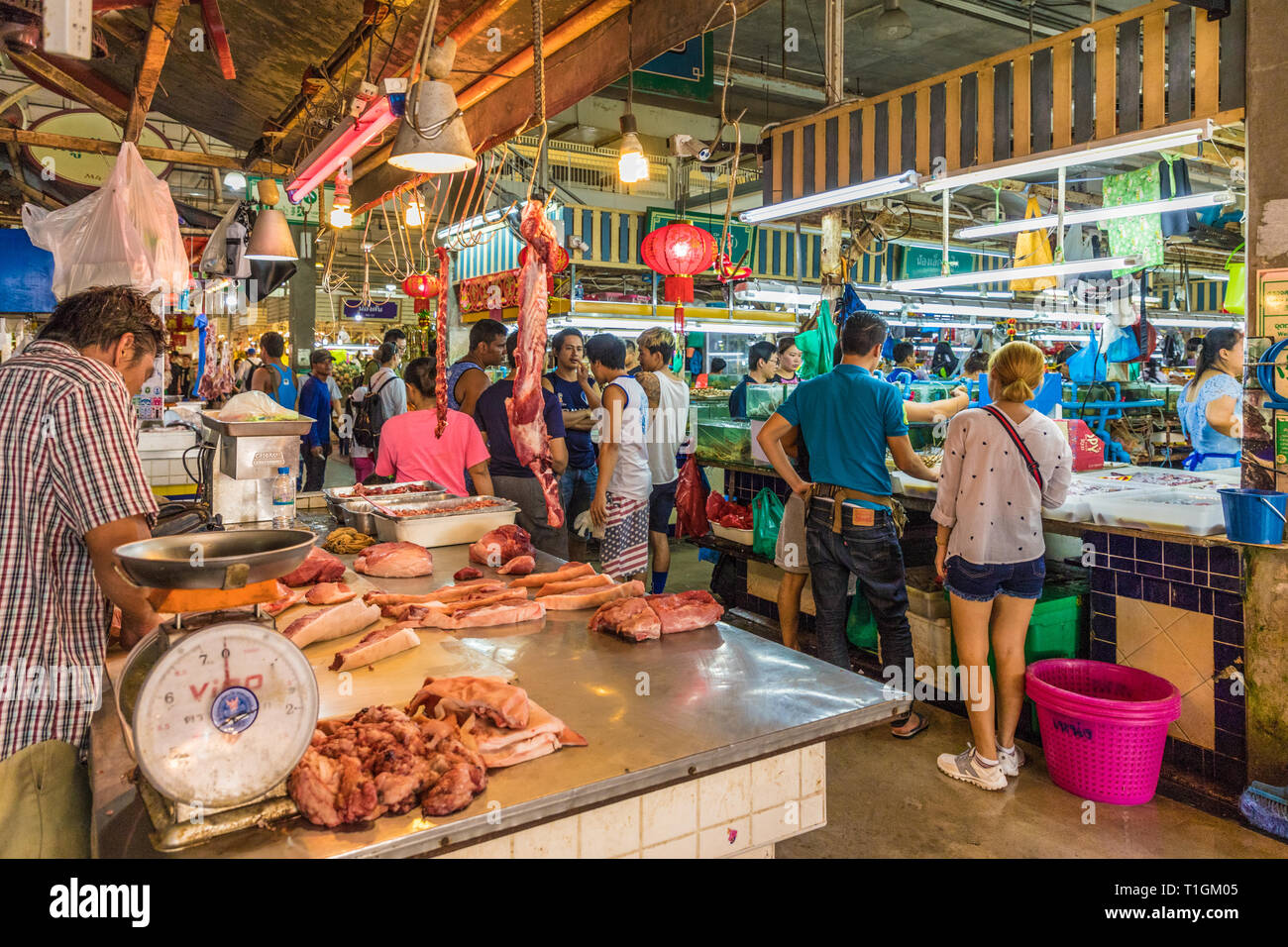 Banzaan fresh market hi-res stock photography and images - Alamy