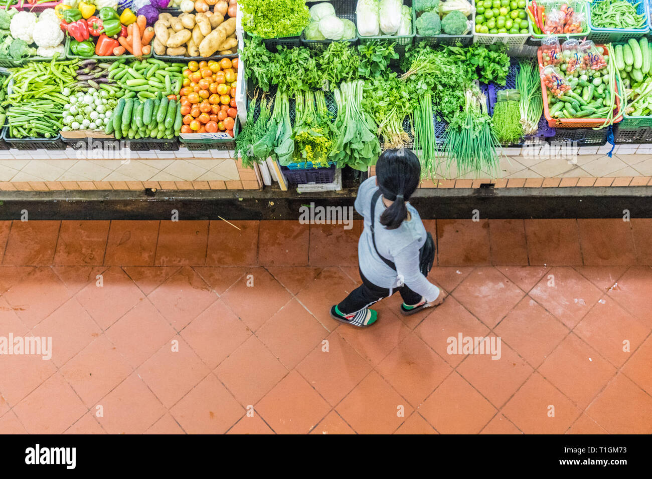 Banzaan fresh market hi-res stock photography and images - Alamy