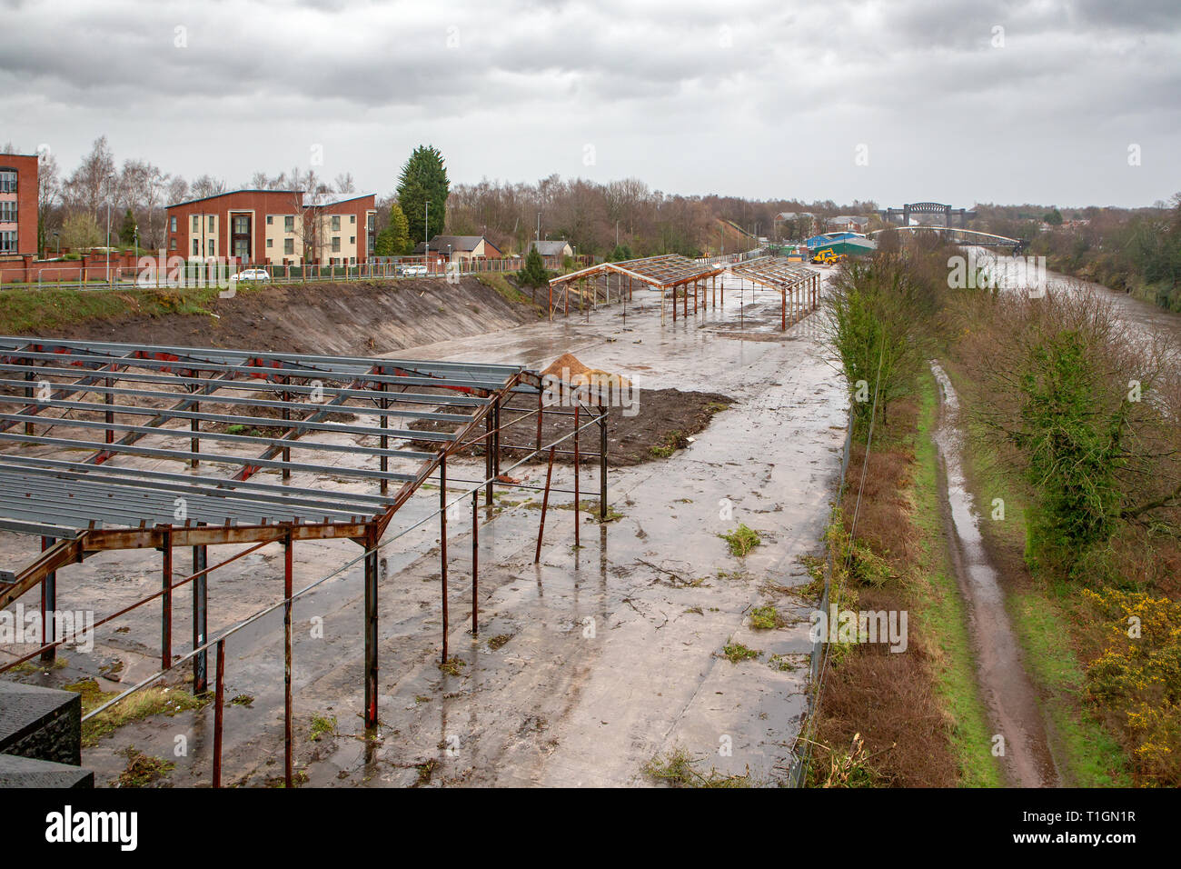 Latchford, Warrington, Cheshire The redevelopment of the disused