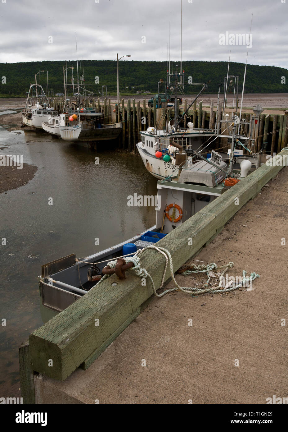 Advocate Harbour, Cumberland County, Nova Scotia, Canada Stock Photo