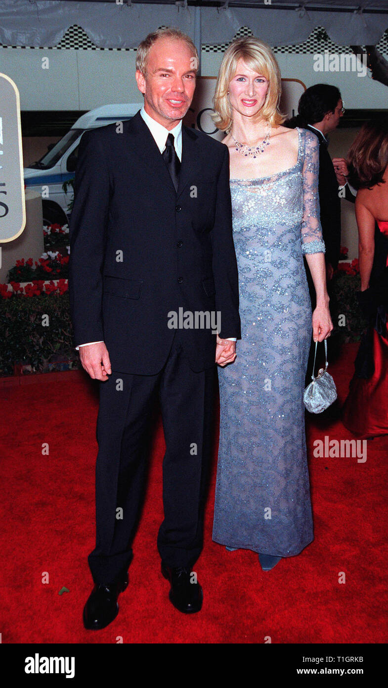 LOS ANGELES, CA January 24, 1999 Actress LAURA DERN & actor BILLY BOB THORNTON at the Golden