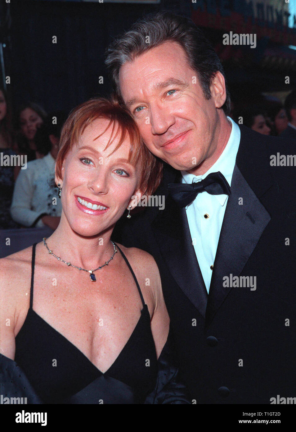 LOS ANGELES, CA - February 2, 1999:  'Home Improvement' star TIM ALLEN & wife at the 1st Annual TV Guide Awards in Los Angeles.  © Paul Smith / Featureflash Stock Photo