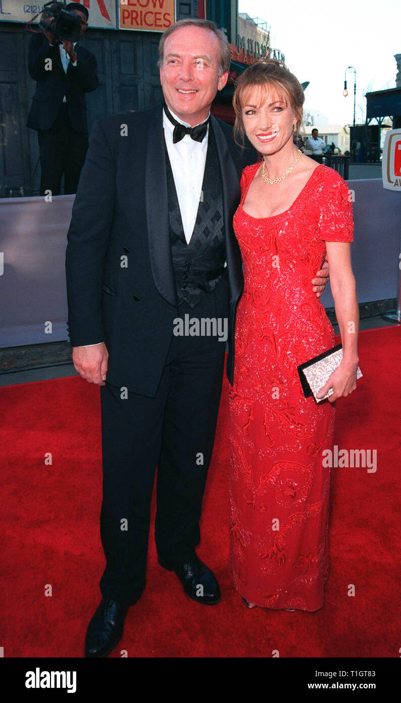 LOS ANGELES, CA February 1, 1999 Actress JANE SEYMOUR & husband