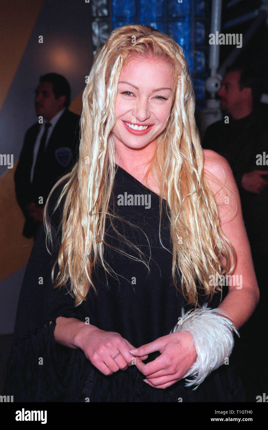 LOS ANGELES, CA - February 12, 1999:  'Ally McBeal' star PORTIA DE ROSSI at the Los Angeles premiere of 'Jawbreaker.' © Paul Smith / Featureflash Stock Photo