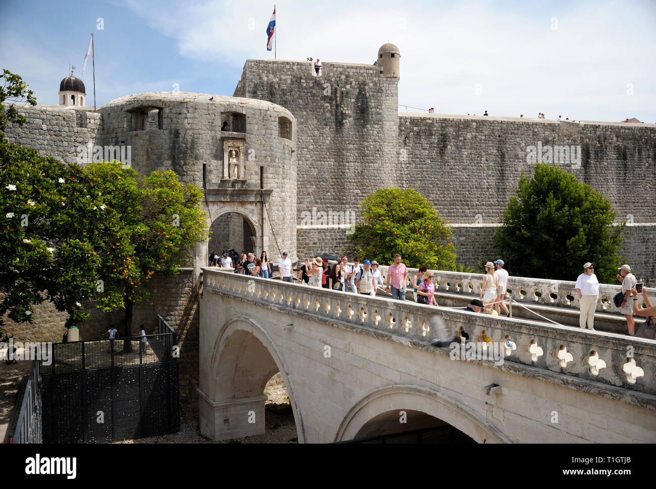 Pile Gate, Dubrovnik Stock Photo Alamy