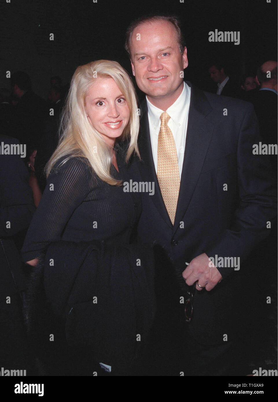 LOS ANGELES, CA - March 13, 1999: Actor KELSEY GRAMMER & wife CAMILLE GRAMMER at the opening night party for the musical 'Sweeney Todd - The Demon Barber of Fleet Street' in which he stars at the Ahmanson Theatre, Los Angeles.    © Paul Smith / Featureflash Stock Photo
