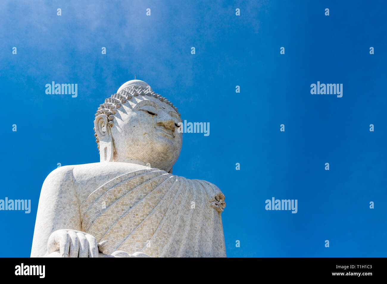 the big buddha statue in Phucket Thailand Stock Photo