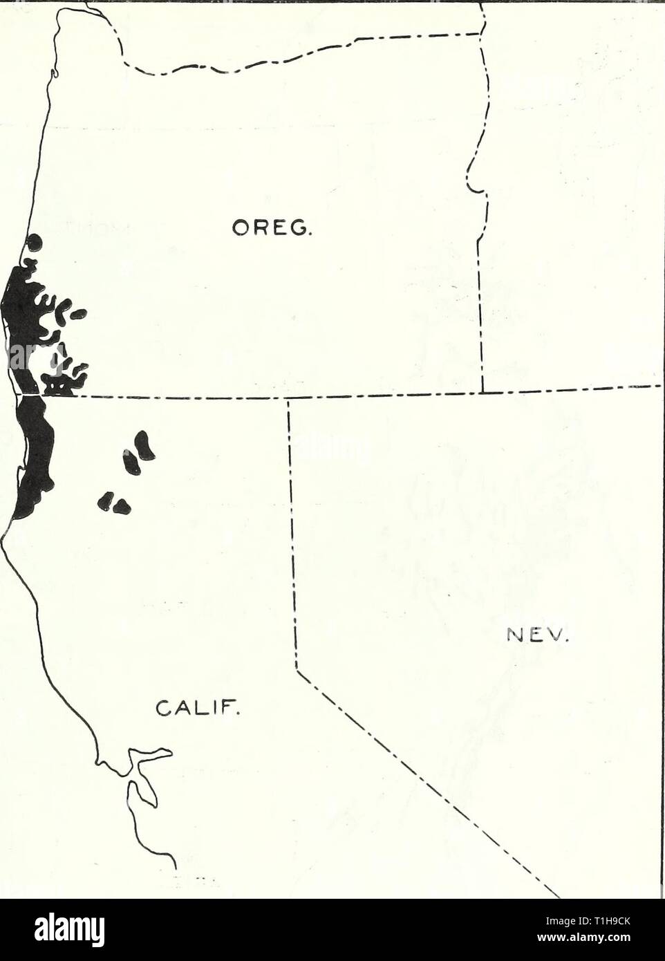 Map of port orford hires stock photography and images Alamy