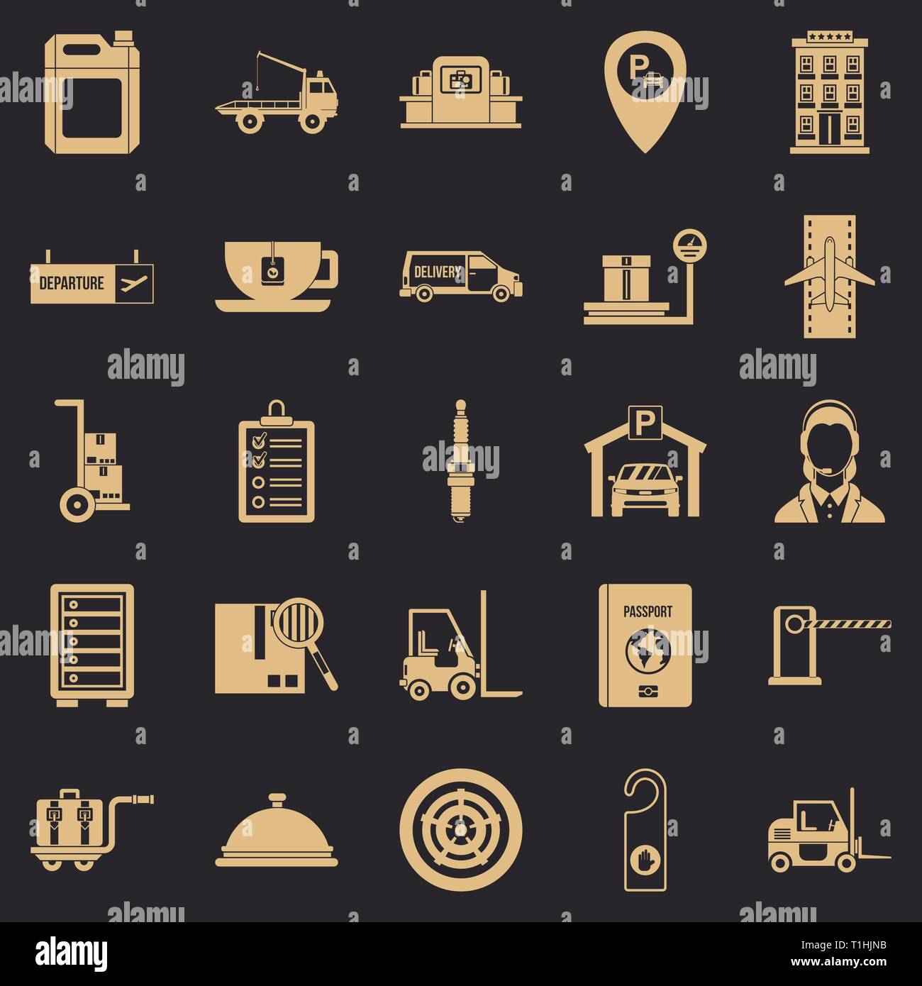 Loader icons set, simple style Stock Vector Image & Art - Alamy