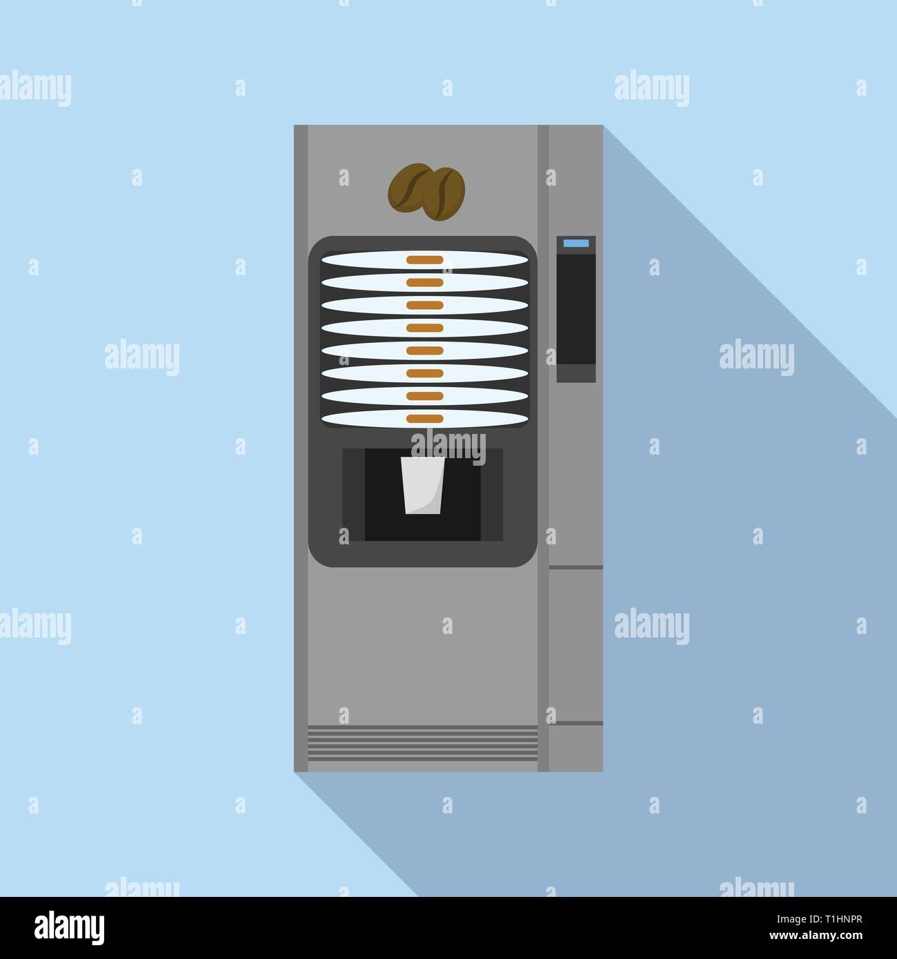 Coffee street machine icon, flat style Stock Vector Image & Art - Alamy