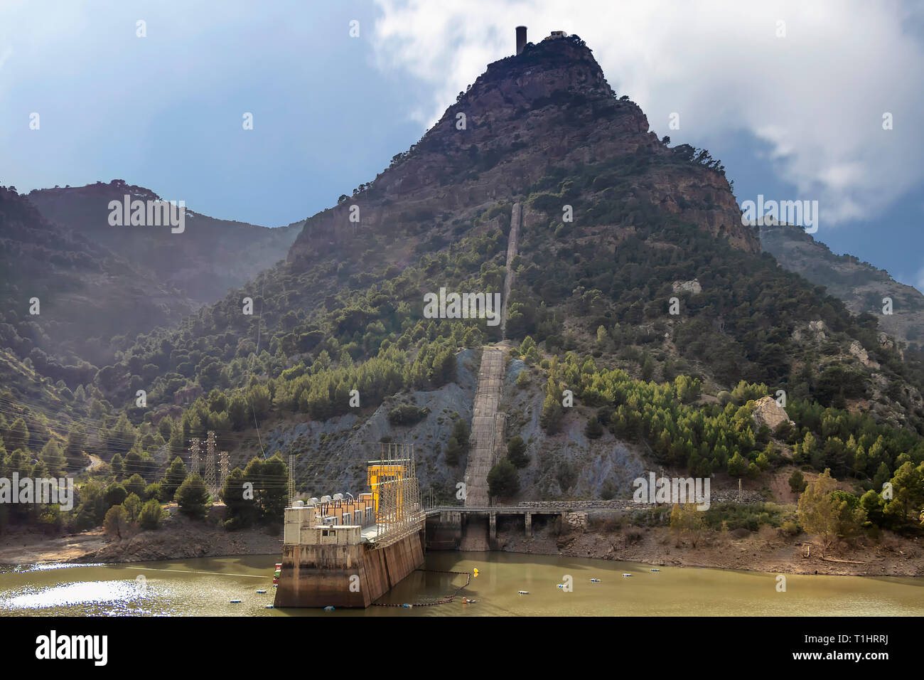 hydro power plant in maintenance Stock Photo Alamy