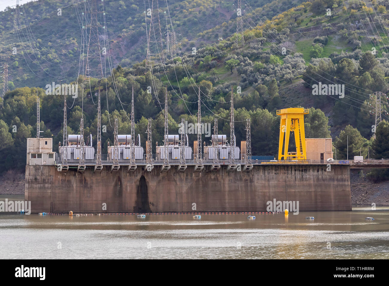 hydro power plant in maintenance Stock Photo Alamy