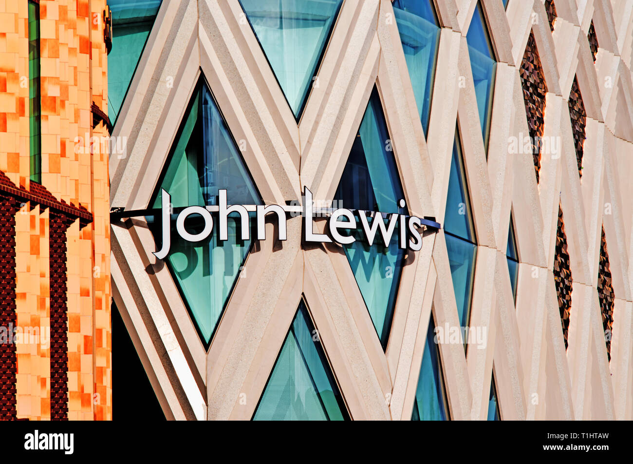 John Lewis Department Store, Leeds, England Stock Photo