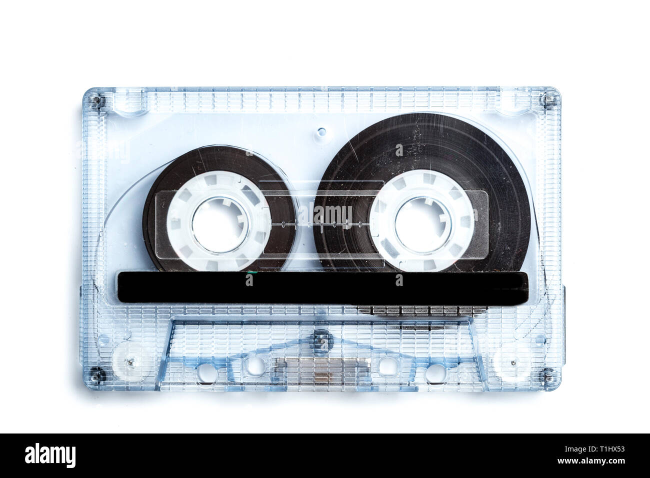 vintage cassette tape isolated white background Stock Photo - Alamy